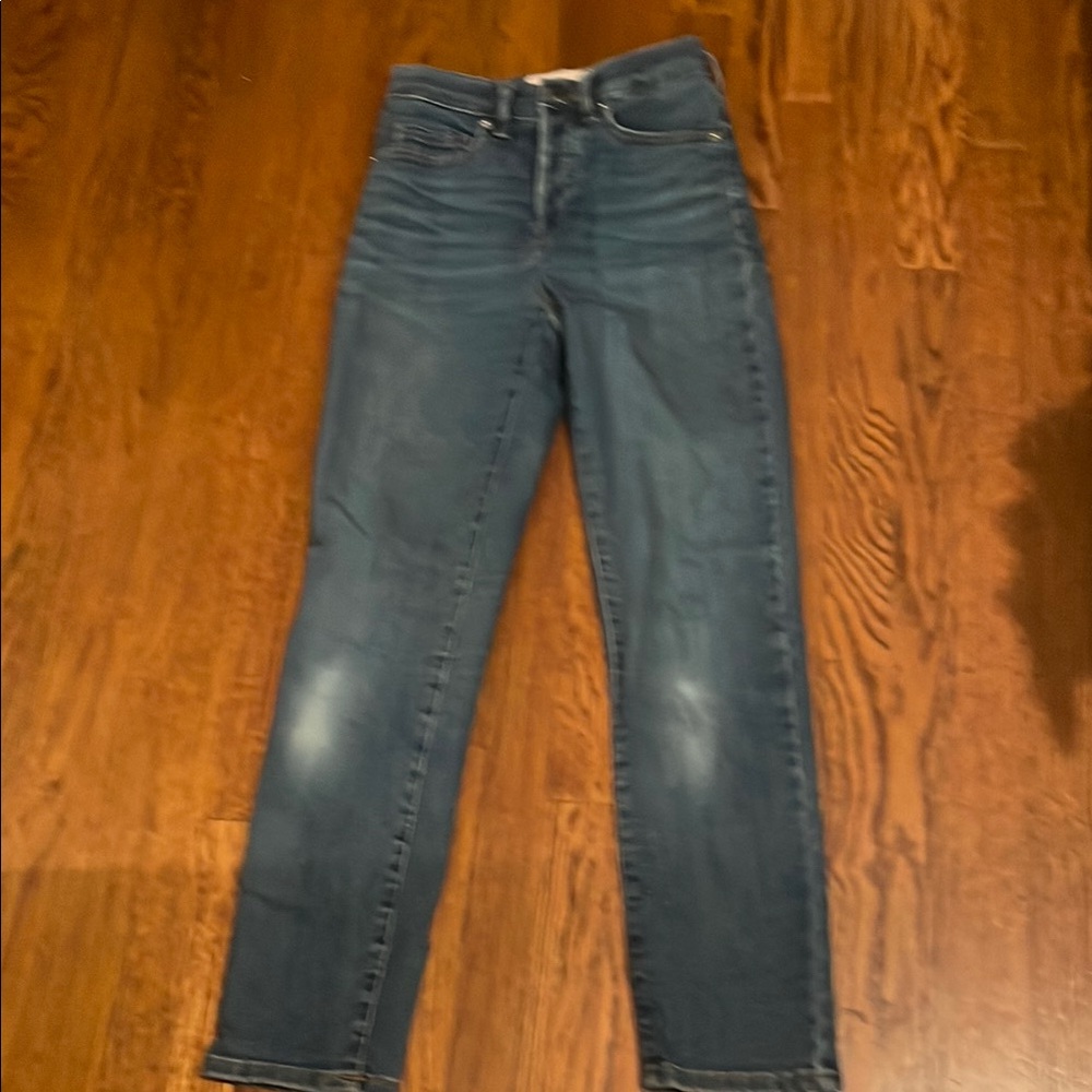 Everlane Dark Blue Ankle Jeans